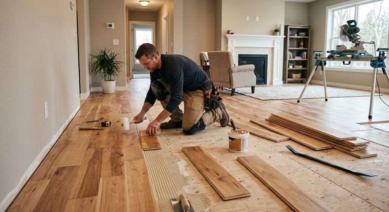 Engineered Wood Installation in Little Elm, TX