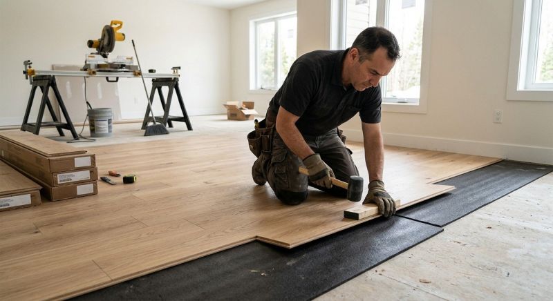 Engineered Wood Installation in Little Elm, TX