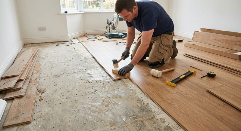 Laminate Floor Replacement in Collin County, TX