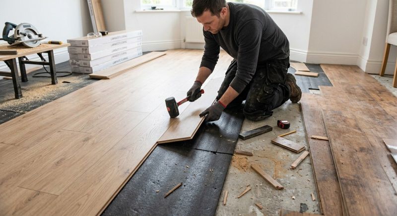 Laminate Floor Replacement in Flower Mound, TX