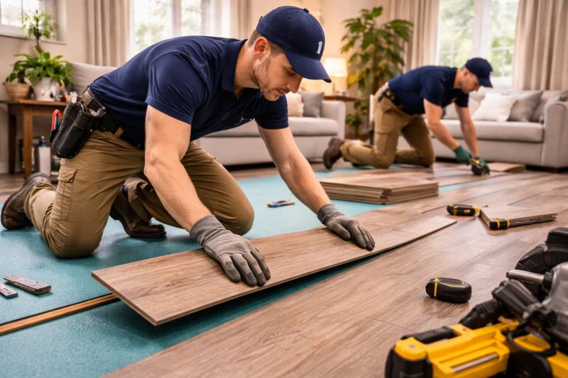 Laminate Flooring Replacement in Little Elm, TX