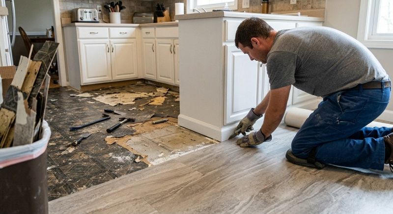 Linoleum Floor Installation in Coppell, TX