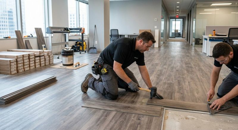 Linoleum Floor Installation in Keller, TX