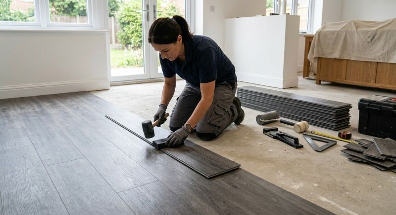 Luxury Vinyl Tile Installation in Coppell, TX