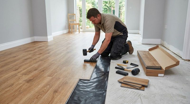 Luxury Vinyl Tile Installation in Denton County, TX