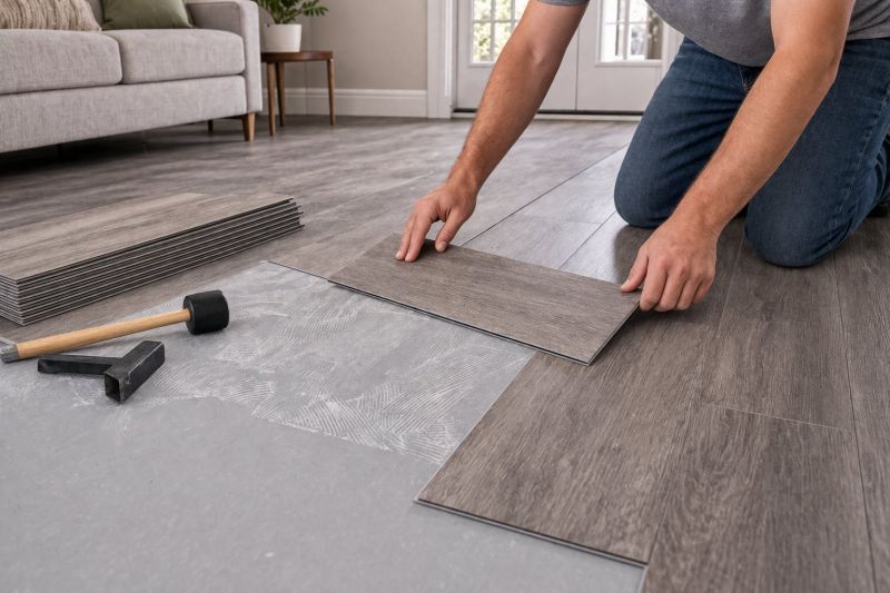 Luxury Vinyl Tile Installation in Krum, TX
