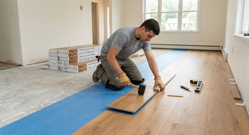 Lvt Flooring Installation in Denton, TX