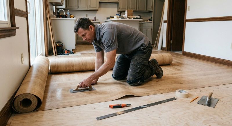 Sheet Flooring Installation in Euless, TX
