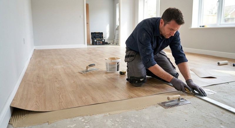 Sheet Flooring Installation in Prosper, TX