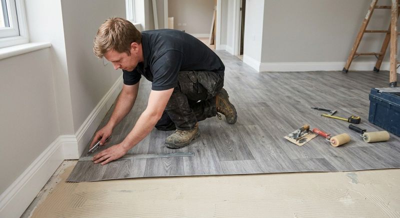 Sheet Vinyl Installation in Little Elm, TX