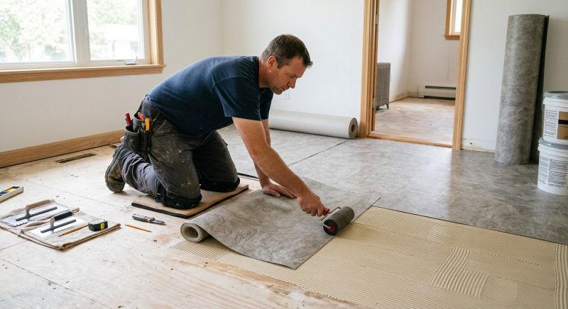 Sheet Vinyl Installation in Melissa, TX