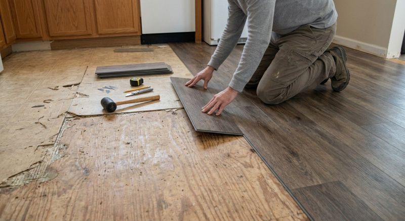 Vinyl Floor Replacement in Little Elm, TX