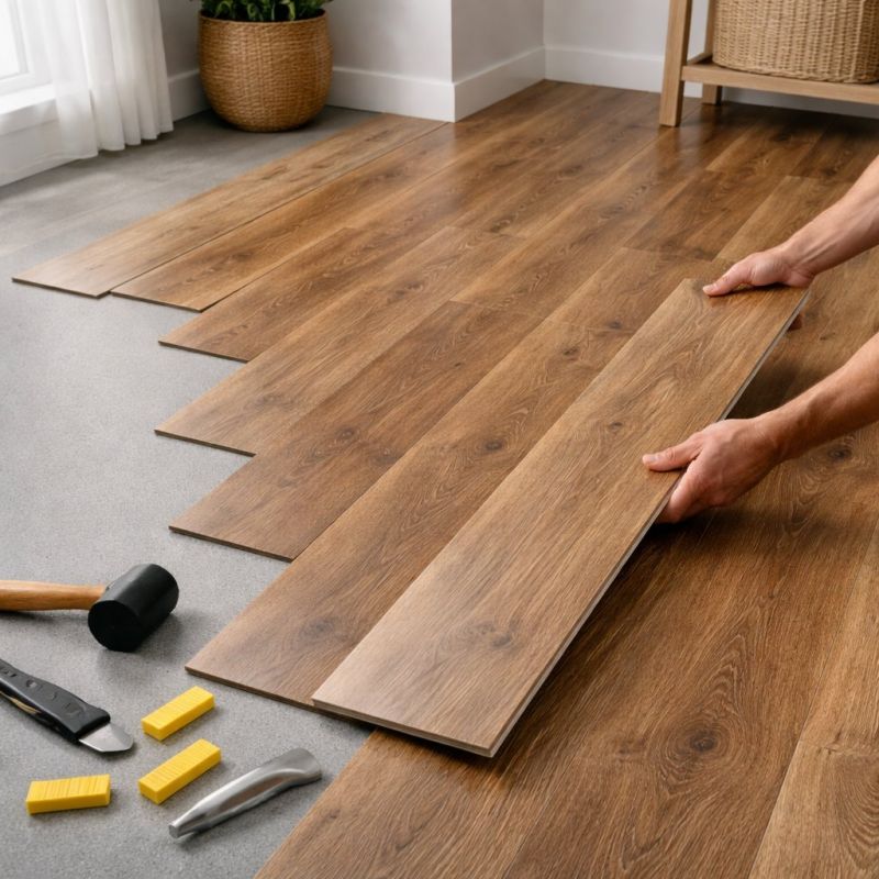 Vinyl Plank Floor Installation in Little Elm, TX