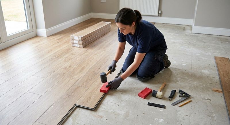 Vinyl Plank Floor Installation in Little Elm, TX