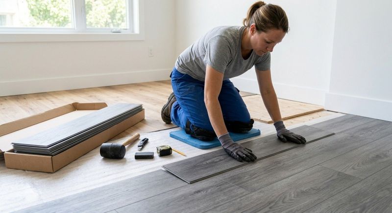 Vinyl Tile Installation in Little Elm, TX